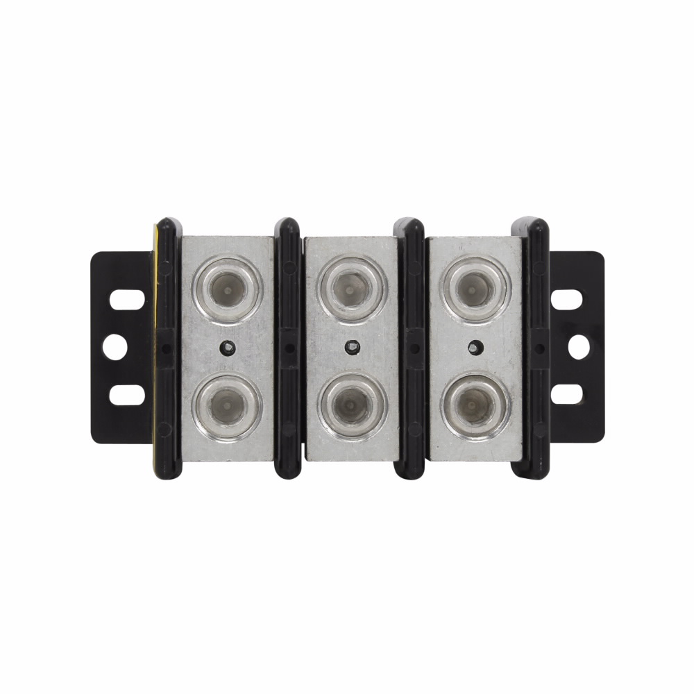 Product image for Bussmann Series 16005-3 3-Pole 310 Amp Splicer Power Terminal Block