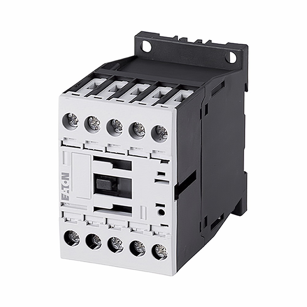 Product image for Cutler-Hammer XTRM10A22T XT IEC control relay, IEC Miniature Control Relay, 45 mm - mini Frame size, 24V 50/60 Hz coil, 10A conventional thermal rating, 6A at 220/230/240V; 3A at 380/400/415V rated oper