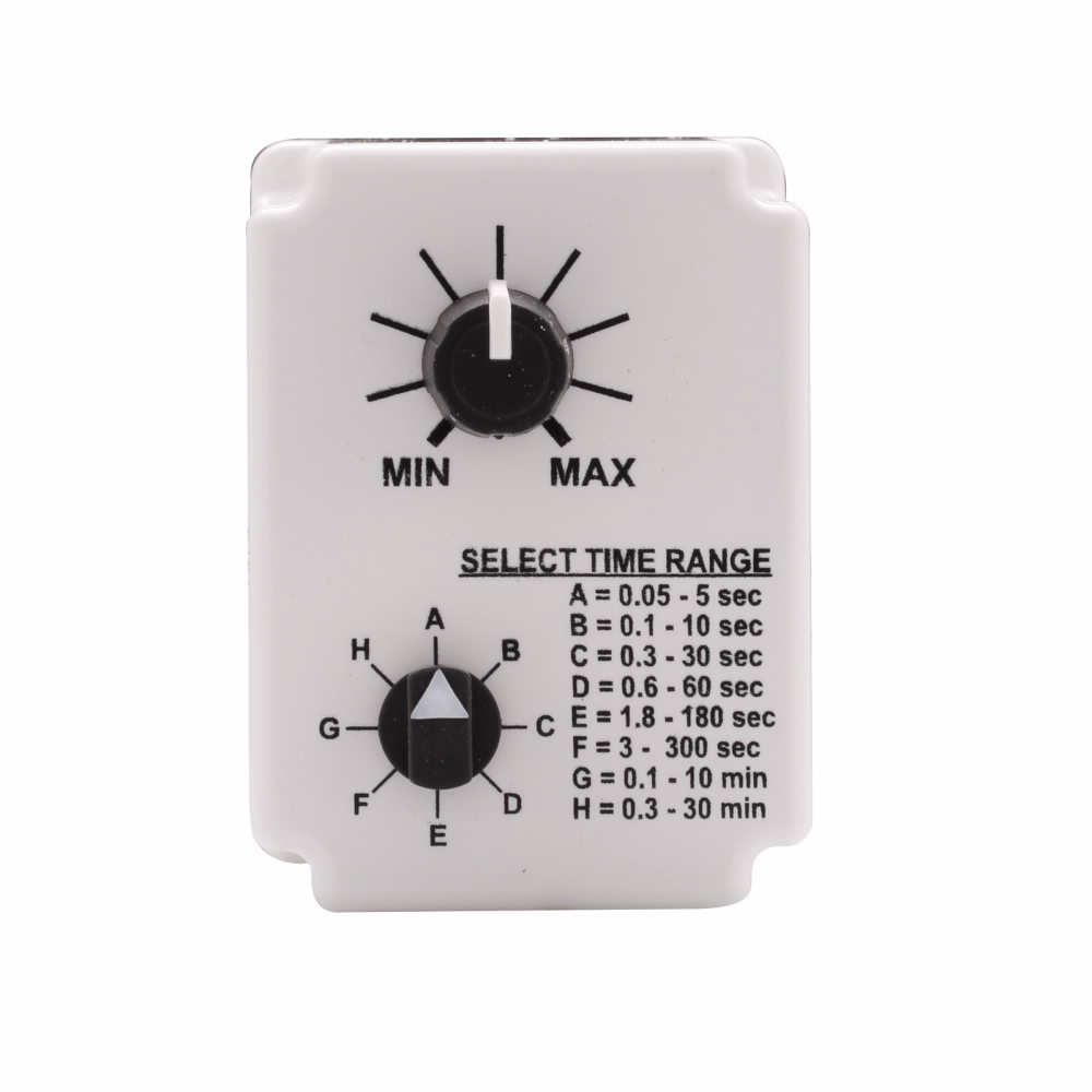 Product image for Cutler-Hammer TMR6X00240 TMR6 Series Time Delay Relays, Octal style terminals, 8 pins, True OFF delay, Programmable time delay, 240 Vac/dc input voltage, DPDT contact configuration