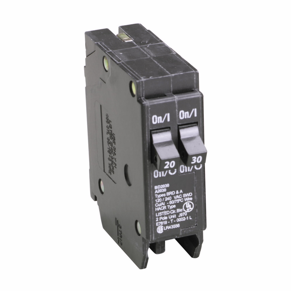 Product image for Eaton Electrical BD2030 1 Inch CTL Class Type BD Plug-On Circuit Breaker