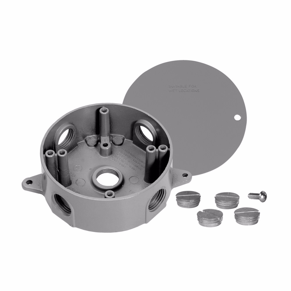 Product image for CRSH TP7151 4 RND WP OUT BOX 1 1/2