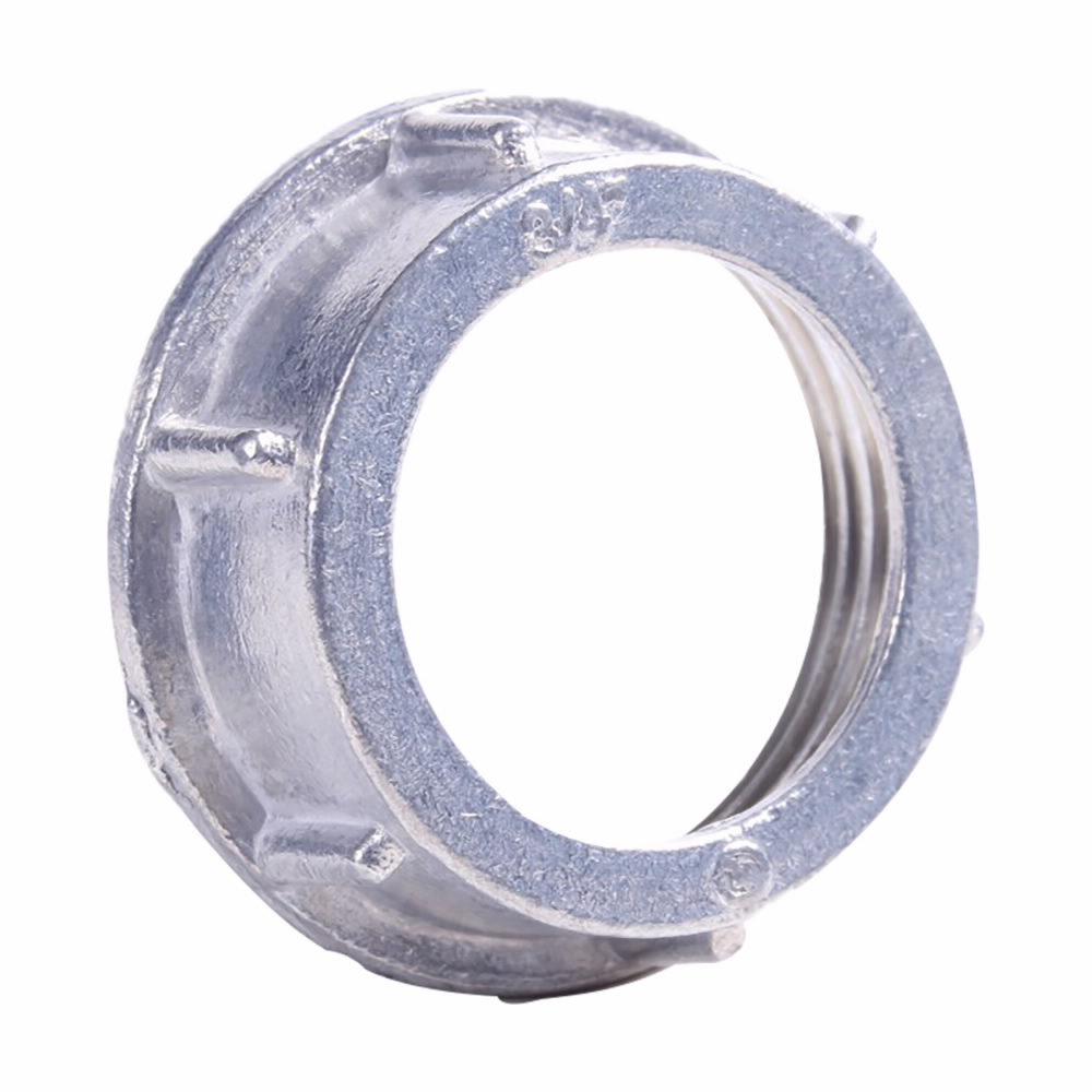 Product image for Crouse-Hinds Series 1036 2 Inch Malleable Iron 105 Degrees C Insulated Threaded Rigid Conduit Bushing