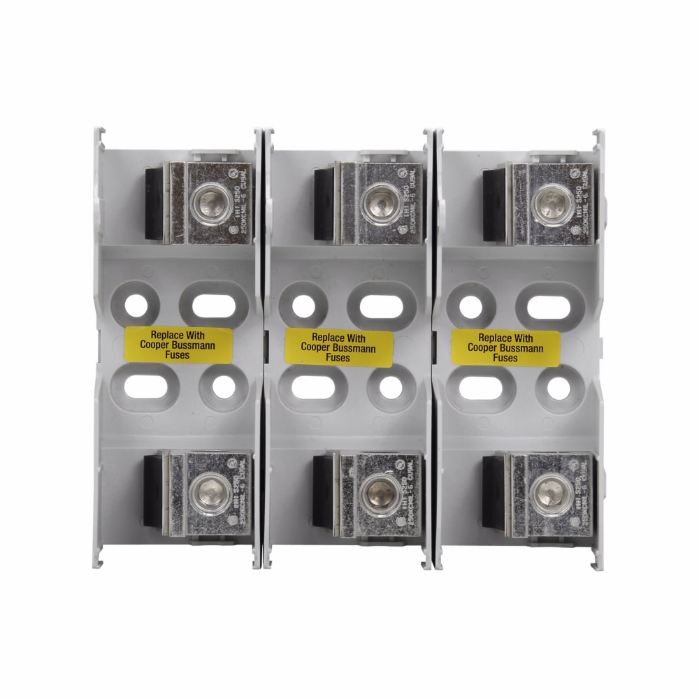 Eaton Bussmann JM60200-3CR 3-Pole 200 Amp Class J Fuse Holder Product image for Eaton Bussmann JM60200-3CR 3-Pole 200 Amp Class J Fuse Holder