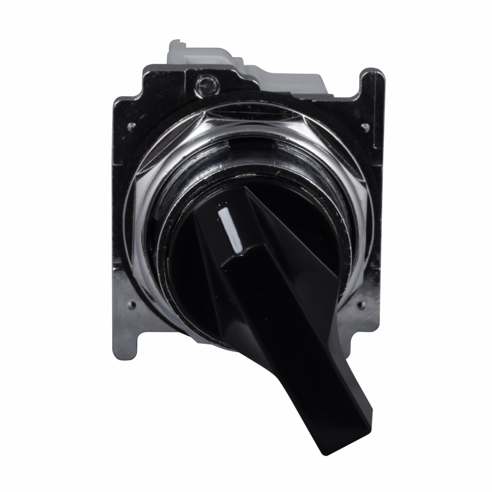 Product image for Eaton Electrical 10250T20LB 30.5 mm 600 VAC 1NO 1NC 2-Position Black Maintained Knob Lever Non-Illuminated Selector Switch