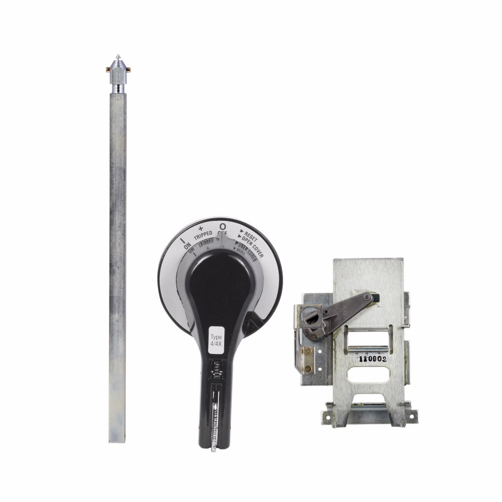 Product image for Cutler-Hammer HM4R12 molded case circuit breaker accessory handle mechanism, Through-the-door handle mechanism, L- and MDL-Frame, Frame J-K, Rotary, Series C, 12 in