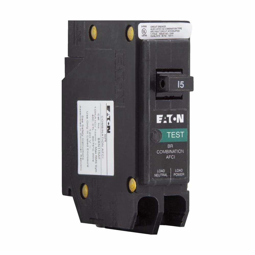 Product image for ETN BRN115AF BR AFCI, 1P, 15A, 10KA