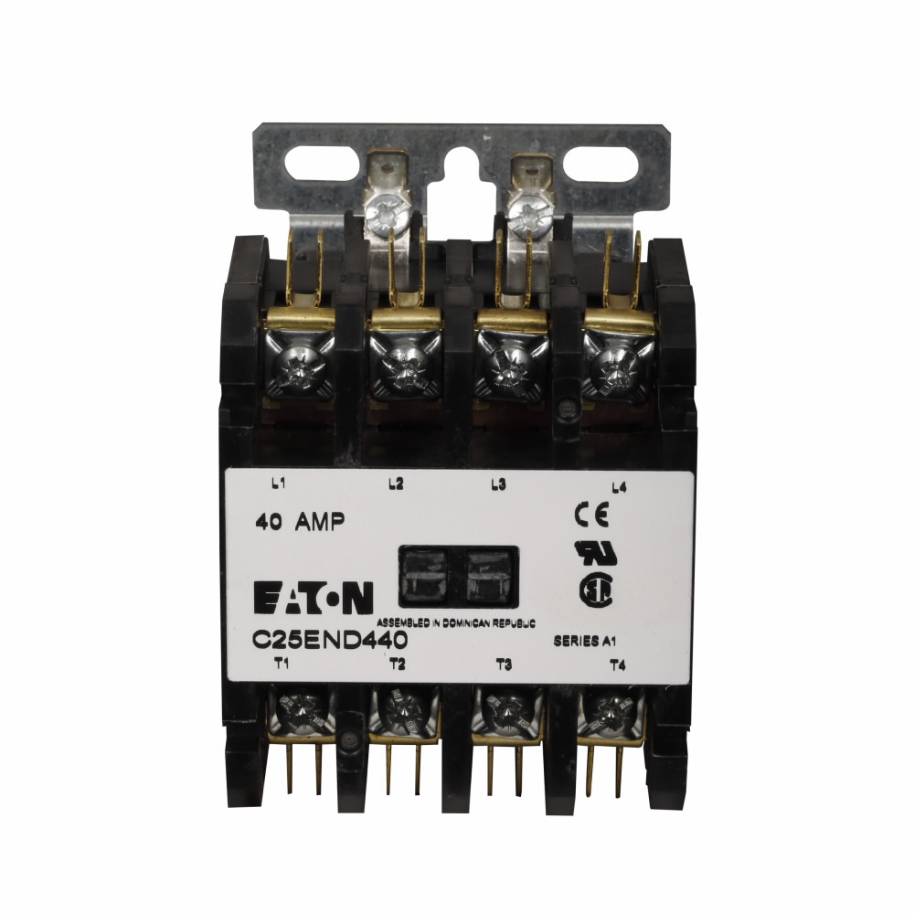 Product image for Eaton C25ENF440A Definite Purpose Control Contactor
