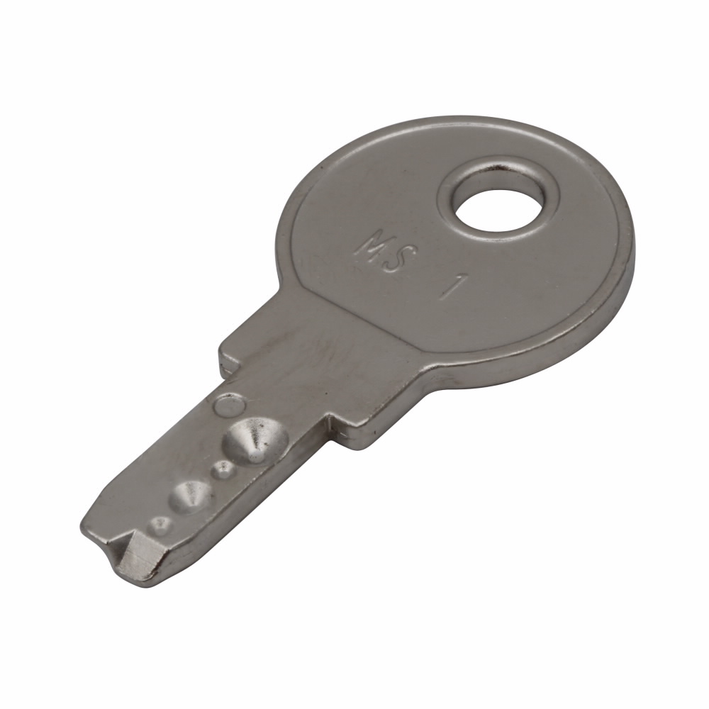 Product image for Cutler-Hammer M22-ES-MS7 M22 pushbutton extra key, M22 Modular Pushbutton Extra Key, 22.5 mm, MS7, IP66, NEMA 4X, 13