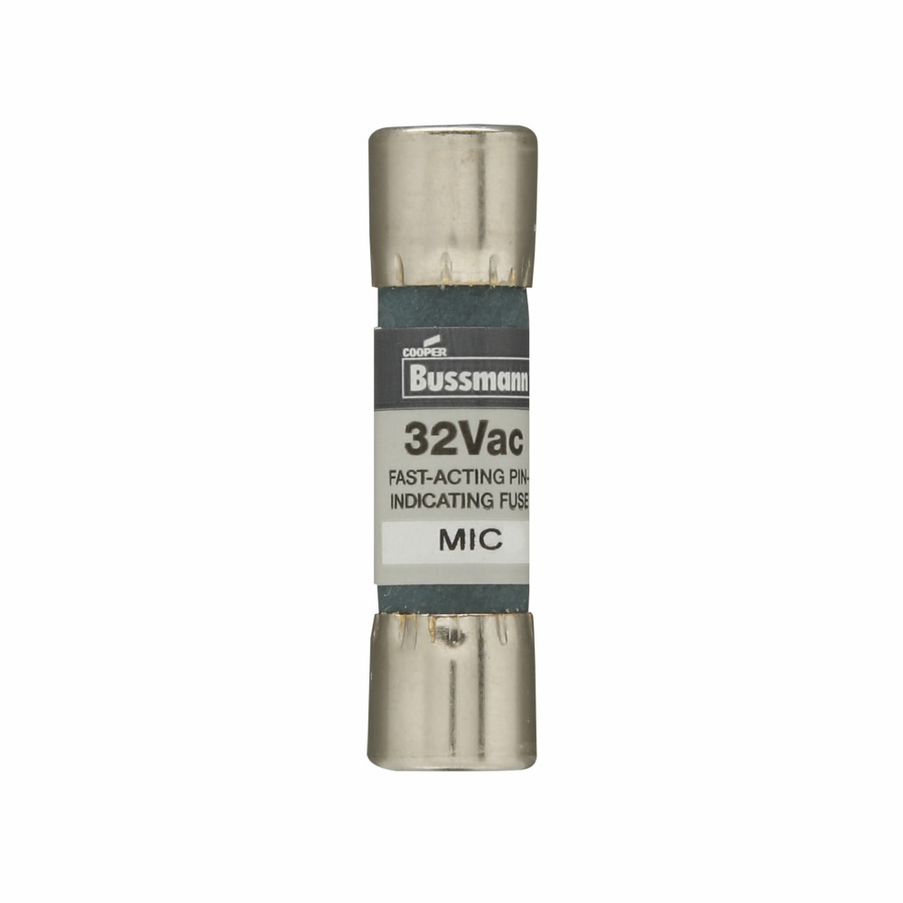 Product image for Bussmann Series MIC-5 5 Amp 250 VAC Midget Pin Indicating Fuse