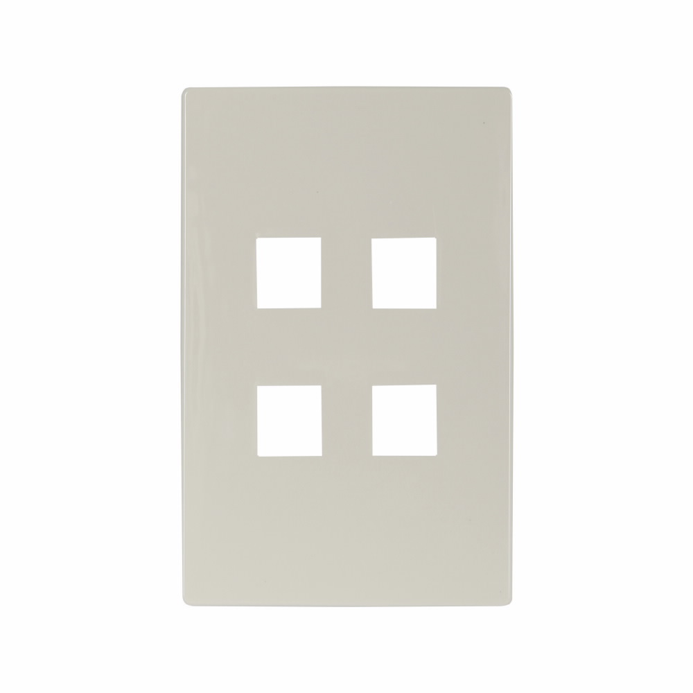 Product image for EWD 9553DS Wallplate Aspire 1G 4Por