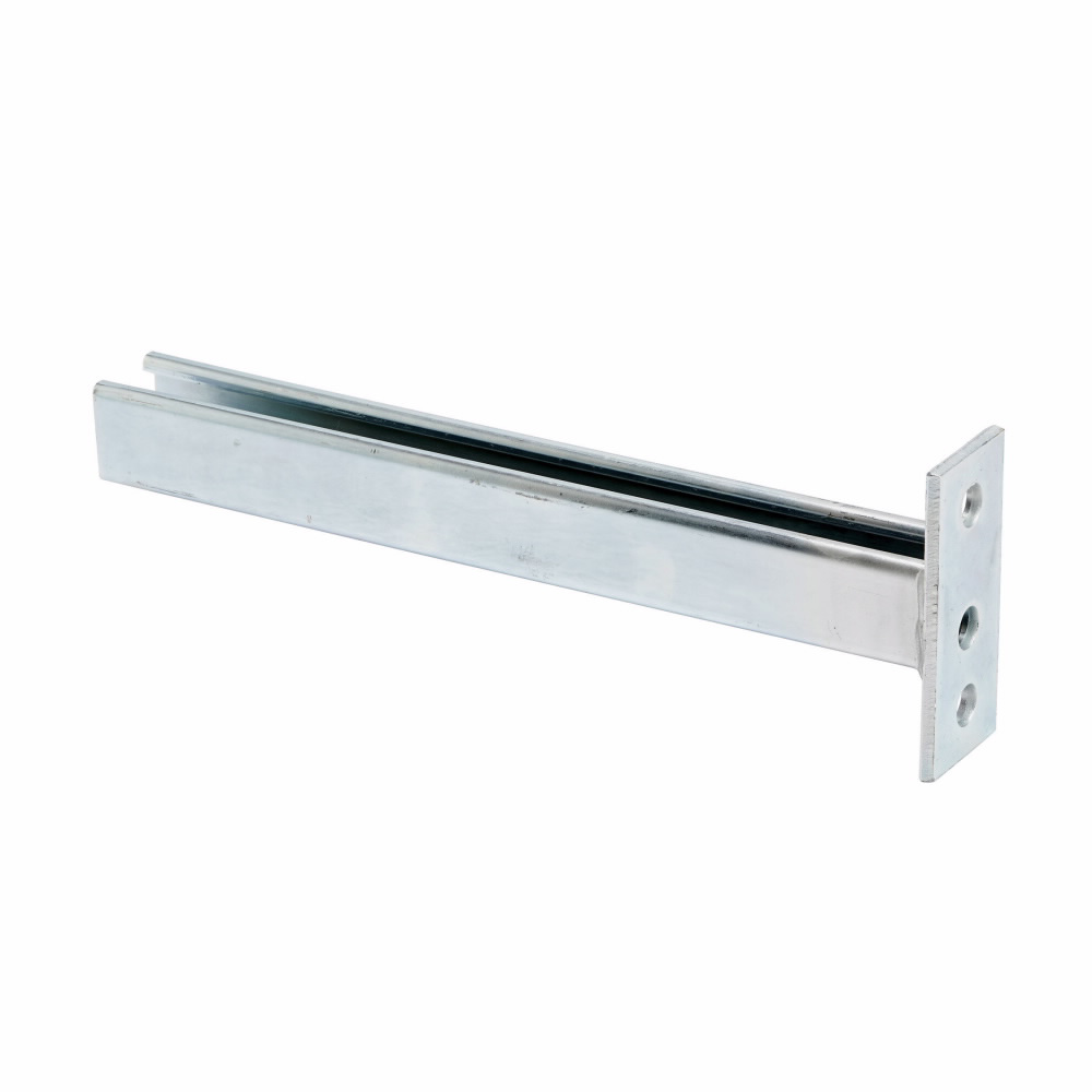 Product image for B-Line B409-12ZN 12 Inch Single Zinc Plated Channel Bracket