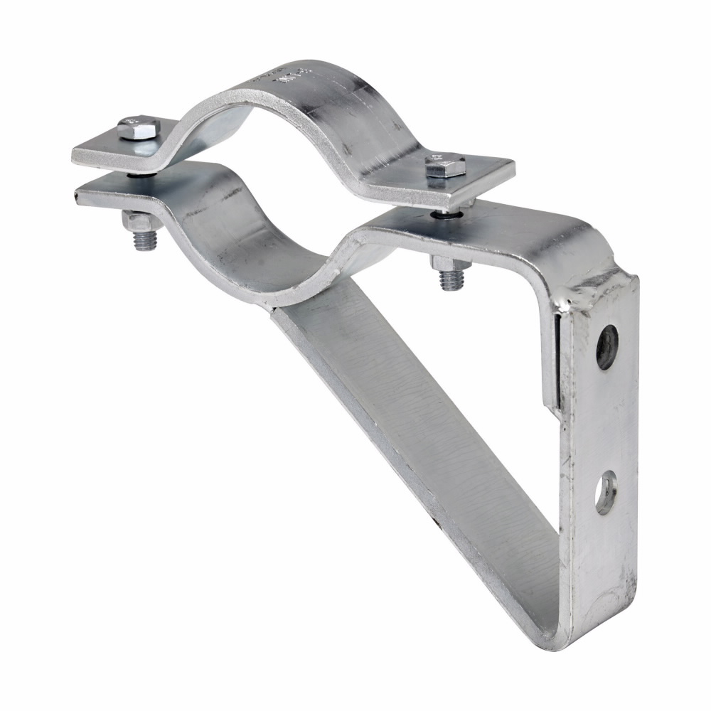 Product image for B-Line B591-2ZN 2 Inch Zinc Plated Pipe Bracket Saddle and Clamp