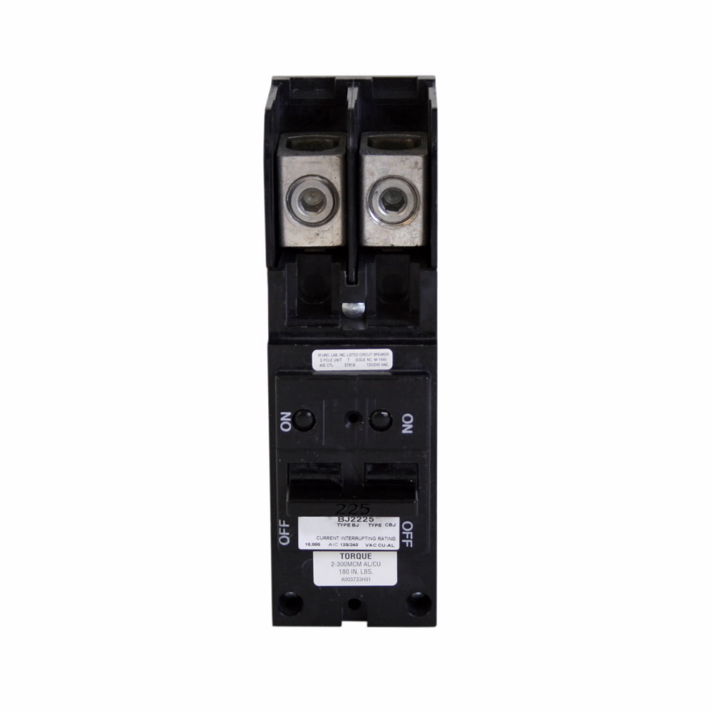 Product image for Eaton Electrical BJ2225 1 Inch Type BJ Plug-On Main Circuit Breaker