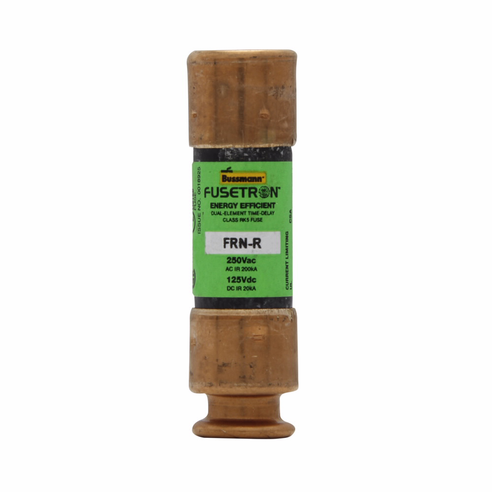 Product image for Bussmann FRN-R-5 5amp Fusetron™ Dual-Element Time-Delay Fuse, Class RK5, 250Vac/125Vdc