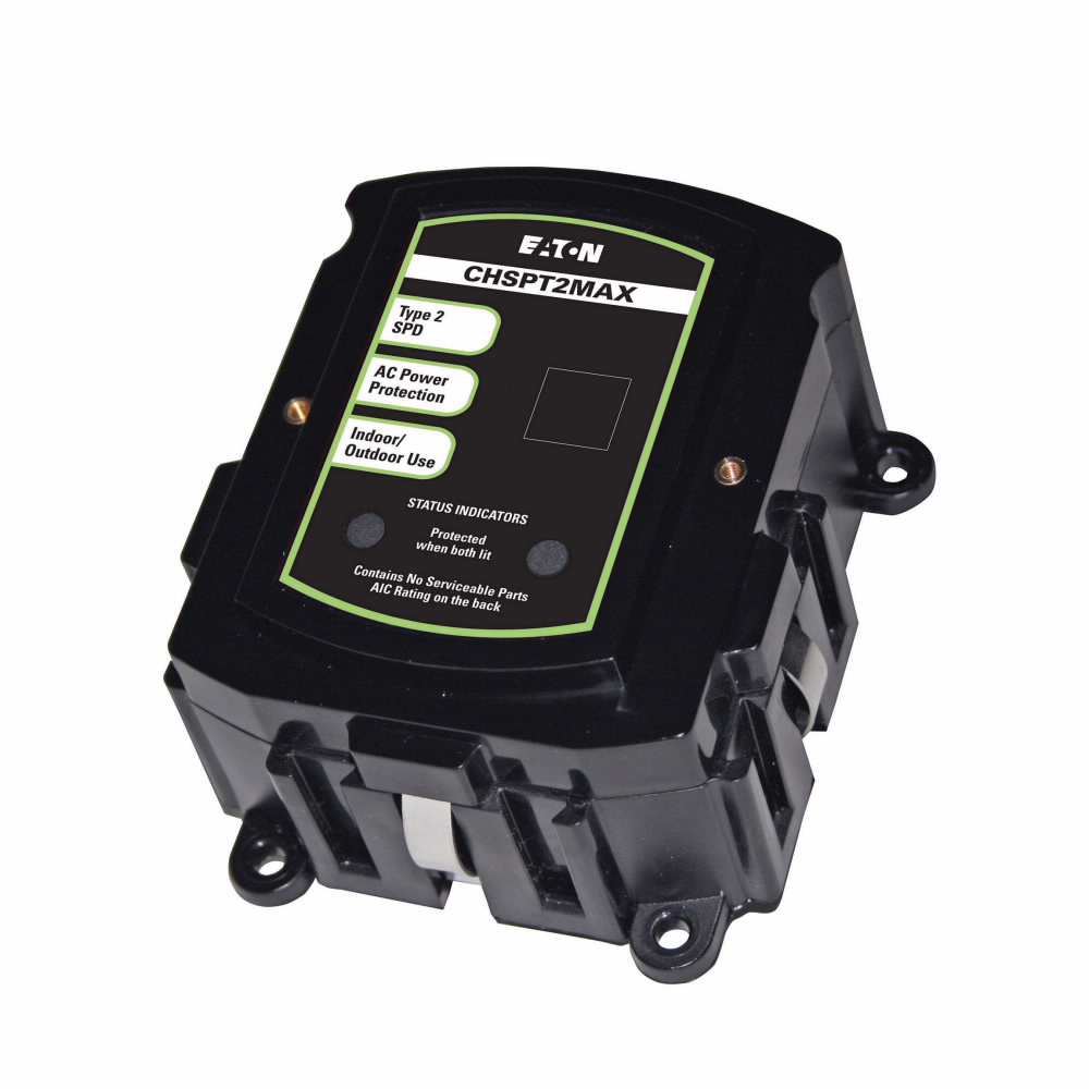 Product image for Eaton Electrical CHSPT2MAX 120/240 VAC 72 kA 1-Phase NEMA 4 Service Entrance Surge Protector