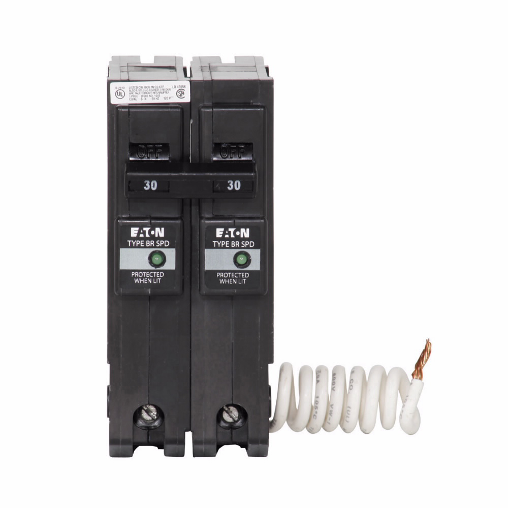 Product image for Eaton Electrical BR230SUR 120/240 Volt 30 Amp 10 kaic 2-Pole Type BR Surge Breaker