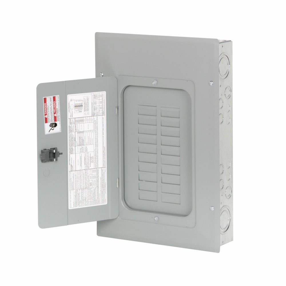 Product image for Eaton Electrical BR2020L125 120/240 VAC 125 Amp 1-Phase 3-Wire 1 Inch Main Lug Load Center