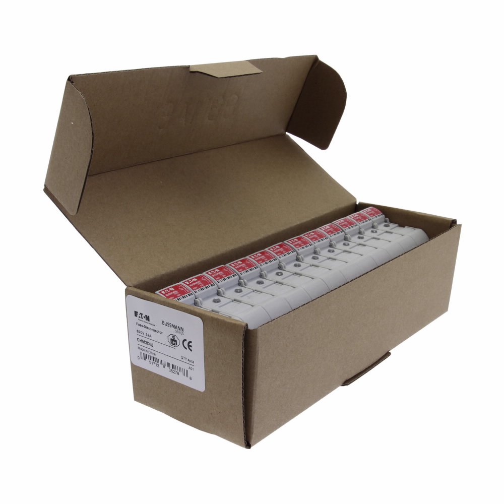 Product image for Bussmann Series CHM3DIU 3-Pole 30 Amp Midget Indicator