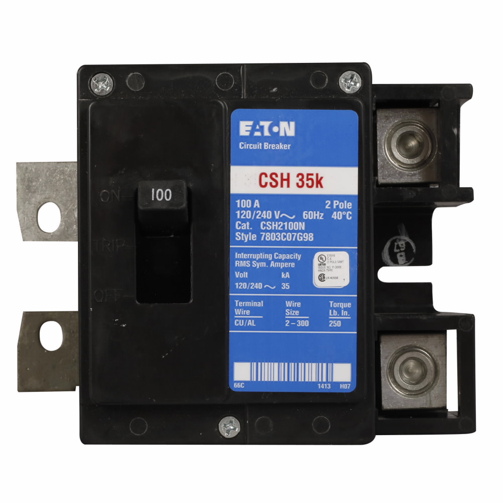 Eaton Electrical CSH2100N Main Circuit Breaker Cooper Electric