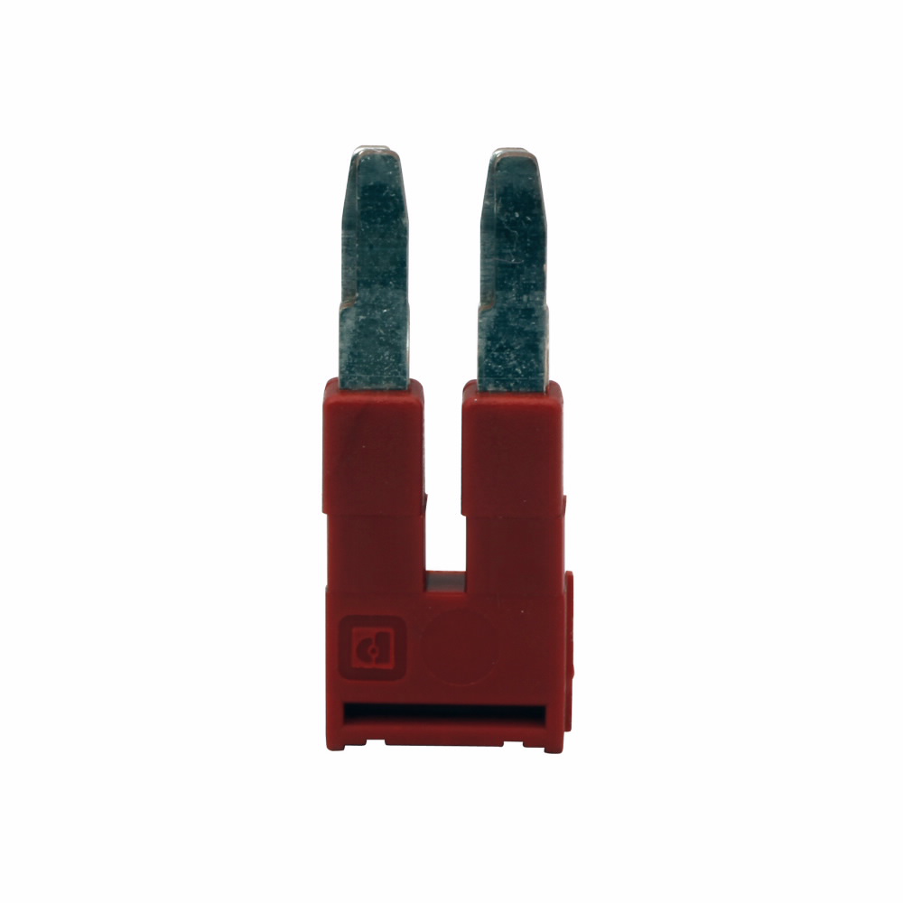 Product image for Cutler-Hammer XBAFBS25 XB IEC, Plug-in bridge, For cross connections in the bridge shaft, Red, 10, 2, XBUT25, XBUT25PE, XBUT25D12, XBUT25D22, XBUT25D12PE, XBUT25D22PE, XBPT25