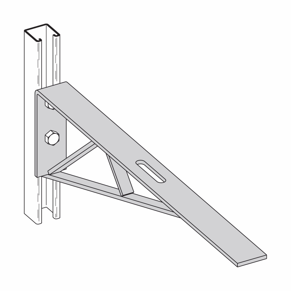 B-Line B192ZN 24 Inch Zinc Plated Bracket Product image for B-Line B192ZN 24 Inch Zinc Plated Bracket