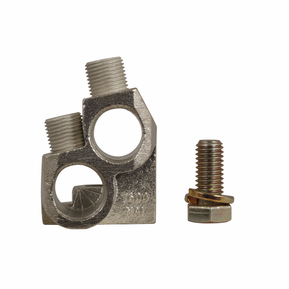 Product image for Cutler-Hammer T600MA1 molded case circuit breaker accessory terminal, Standard copper pressure terminals, 600 A, (2) #2/0 AWG-500 kcmil Cu, For type MAM, HMAM, MAMH breakers, Series C, 1 Accessory