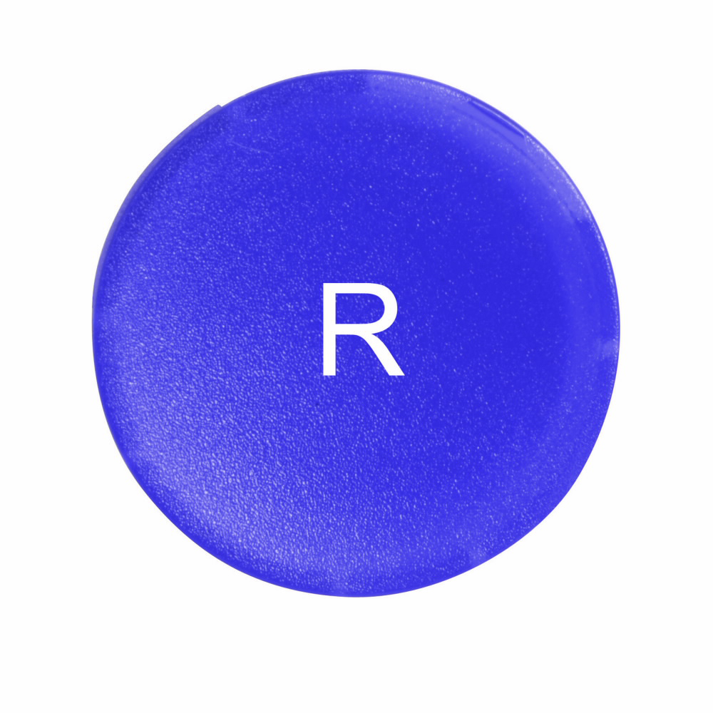 Product image for Cutler-Hammer M22-XDL-B-X6 M22 pushbutton button lens, M22 Button Lens, 22.5 mm, Illuminated, Button: Blue, Inscription: R/ X6, IP67, NEMA 4X, 21, IP69K