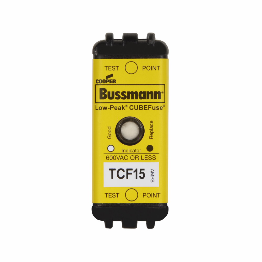 Product image for Bussmann Series TCF15 15 Amp Cubefuse