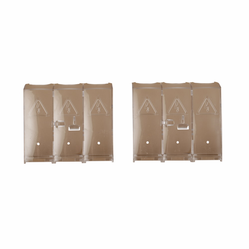 Product image for Cutler-Hammer TS3R5A rotary disconnect terminal shroud,Line and load side,Terminal shroud,16-40A,Heavy-duty,Three-pole,Boot,10250T,Pushbutton operator