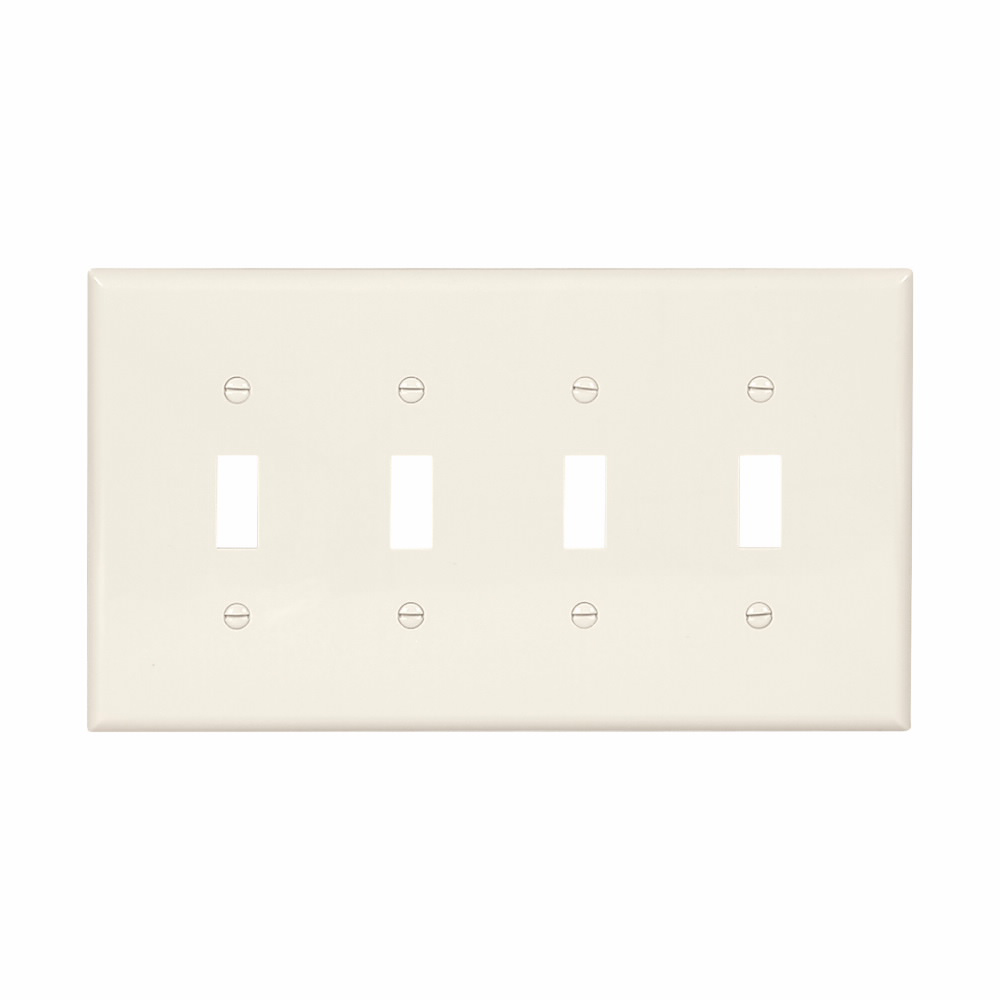 Product image for EWD PJ4LA Wallplate 4G Toggle Poly