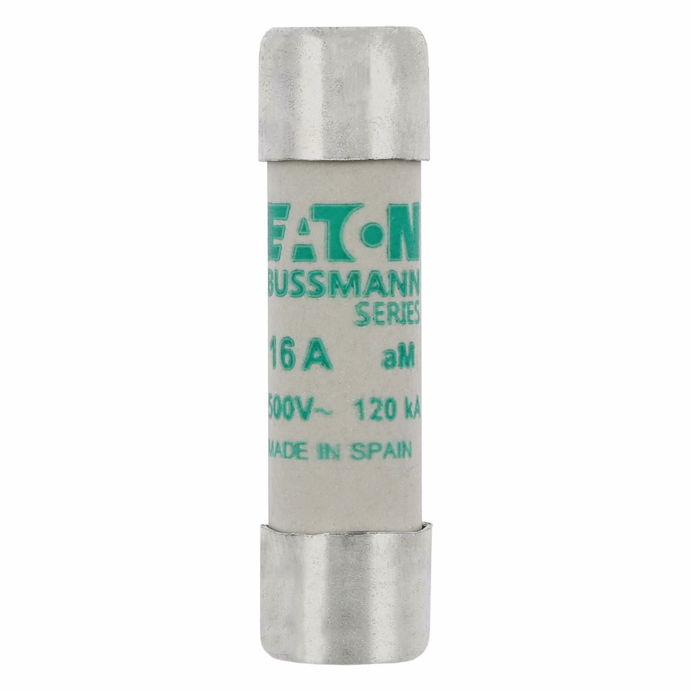 Product image for Bussmann Series C10M16 10 x 38 mm 16 Amp 500 VAC Class AM Cylindrical Fuse