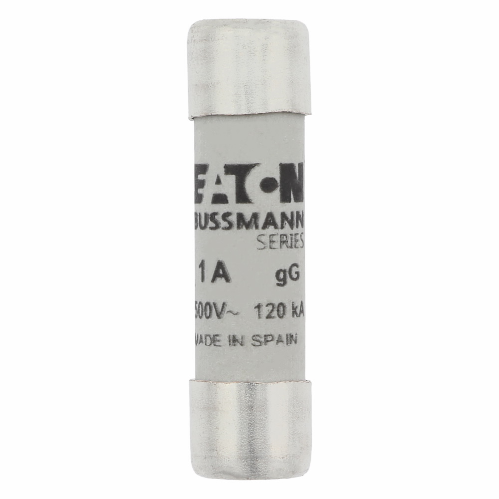 Product image for Bussmann Series C10G1 10 x 38 mm 1 Amp 500 VAC Class GL/GC Cylindrical Fuse