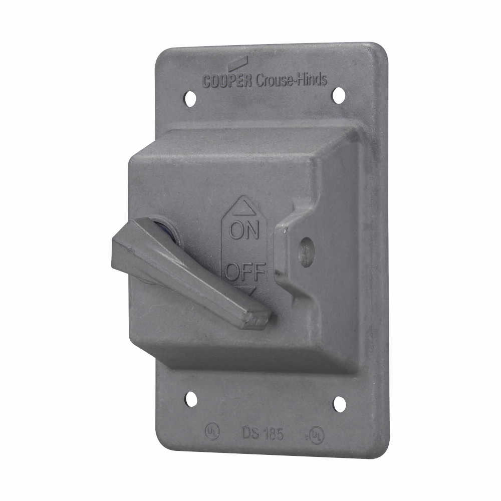 CrouseHinds DS185 1Gang OnOff Legend DieCast Aluminum Device Box