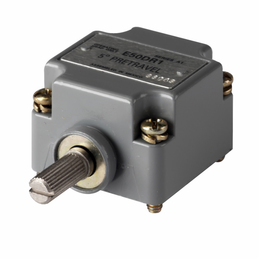 Product image for Eaton Electrical E50DR1 Die-Cast Zinc Clockwise/Counterclockwise Convertible Spring Return Limit Switch Operating Head