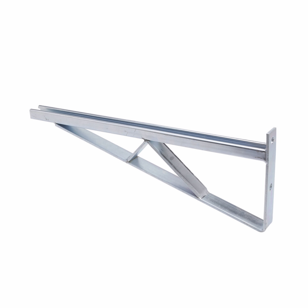 Product image for B-Line B494-42ZN 42 Inch Zinc Plated Braced Single Bracket