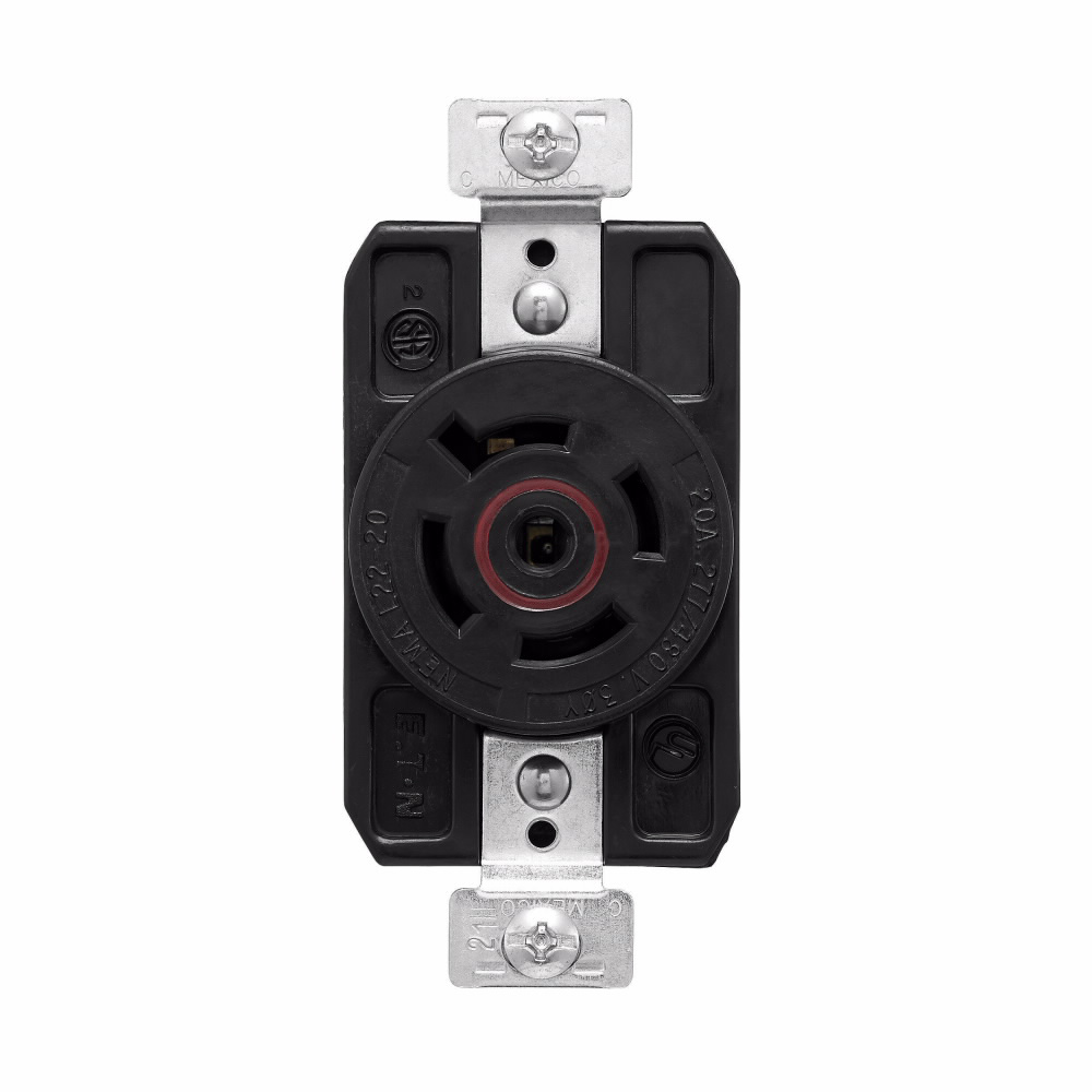 Product image for A-H AHCL2220R CCL RECP 20A 277/480V 3PH 4P5W RD&BK L22-20R