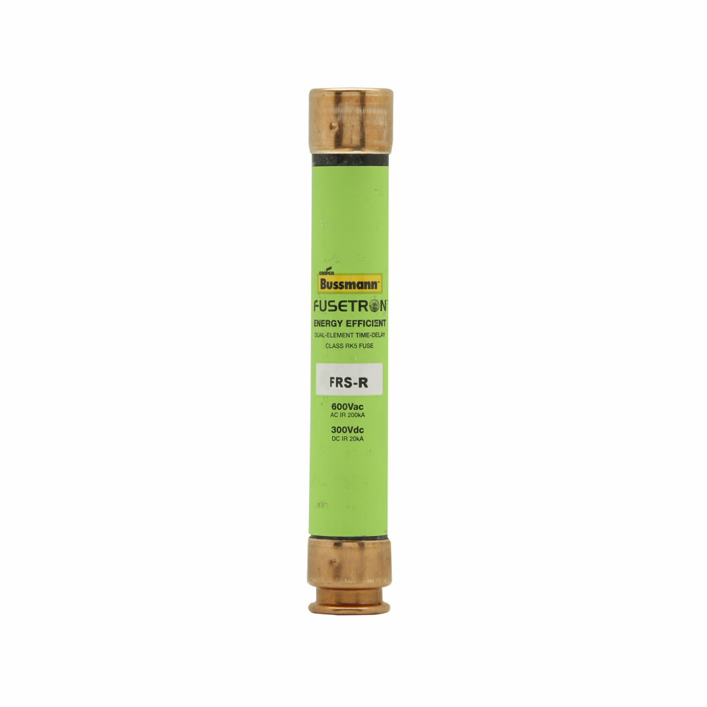 Product image for Bussmann FRS-R-3 3amp Fusetron™ Dual-Element Time-Delay Fuse, Class RK5, 600Vac/300Vdc