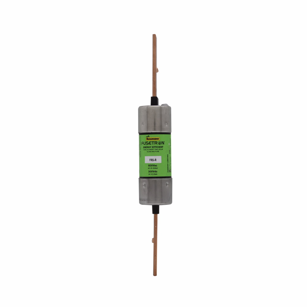 Product image for Bussmann FRS-R-100 100amp Fusetron™ Dual-Element Time-Delay Fuse, Class RK5, 600Vac/300Vdc