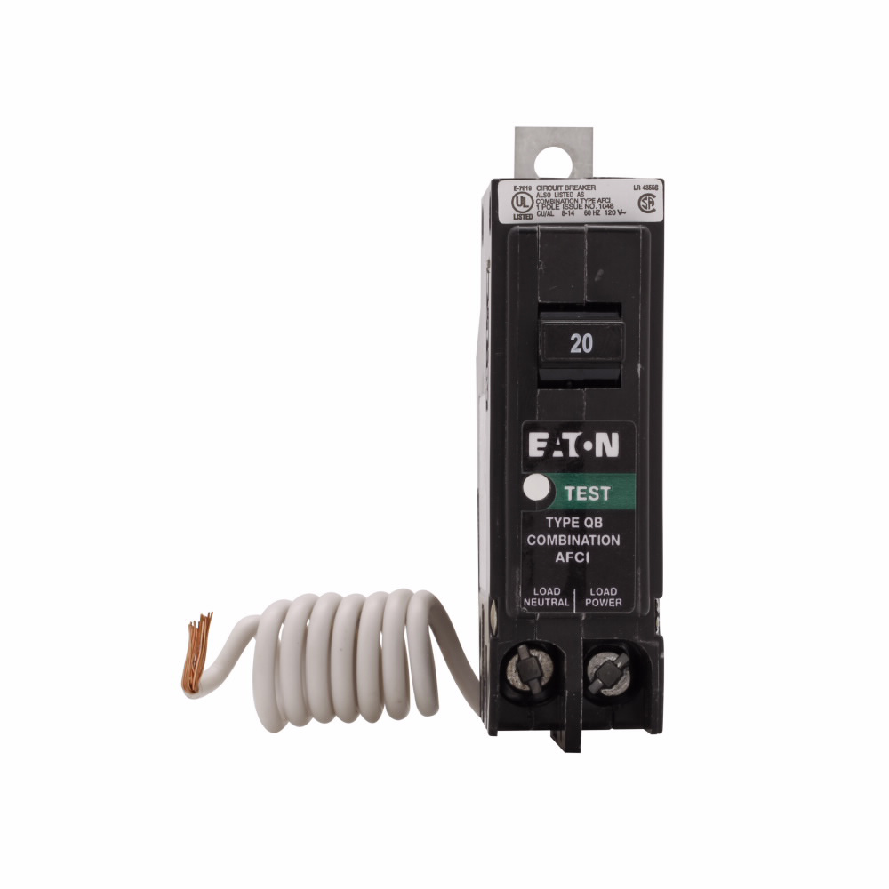 Cutler-Hammer QB1015CAF Bolt-on breaker AFCI, 1 pole, 15A, 10kAIC Product image for Cutler-Hammer QB1015CAF Bolt-on breaker AFCI, 1 pole, 15A, 10kAIC