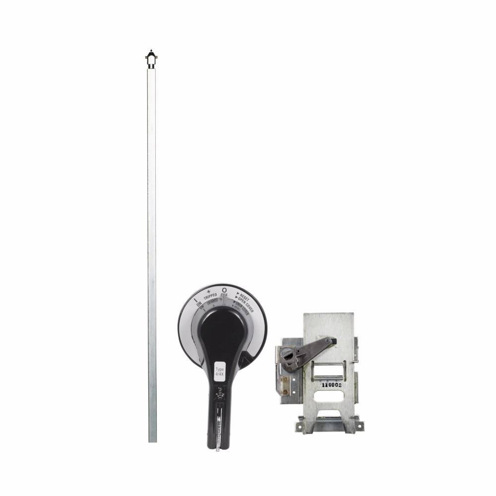 Product image for Cutler-Hammer HM4R24X molded case circuit breaker accessory handle mechanism, Through-the-door handle mechanism, L- and MDL-Frame, Frame J-K, Rotary, Series C, Load, 24 in