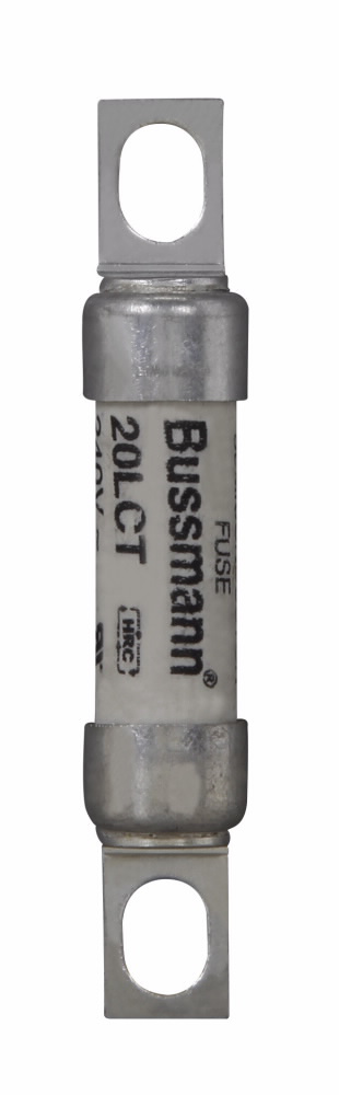 Product image for Bussmann Series 20LCT 20 Amp 240 VAC High Speed Fuse