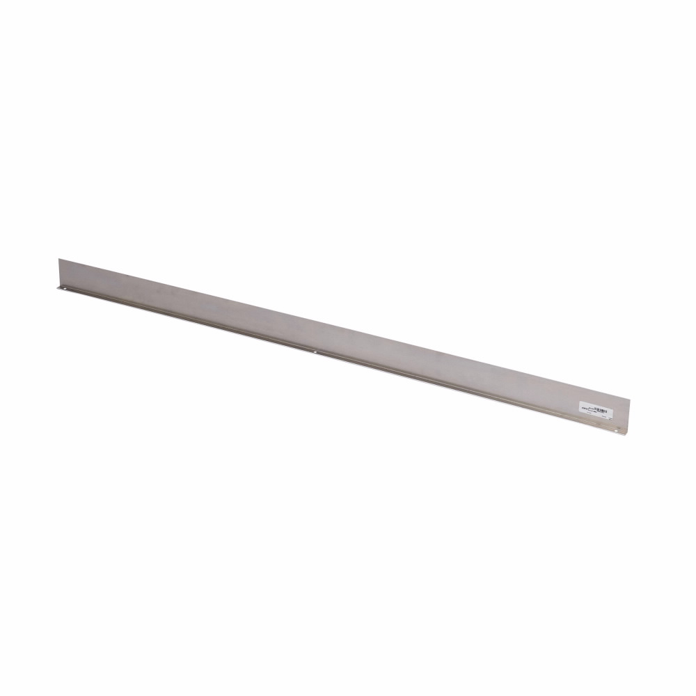 Product image for B-Line 66-12BK wireway barrier, Barrier bolt-on, Steel, 6" X 6"