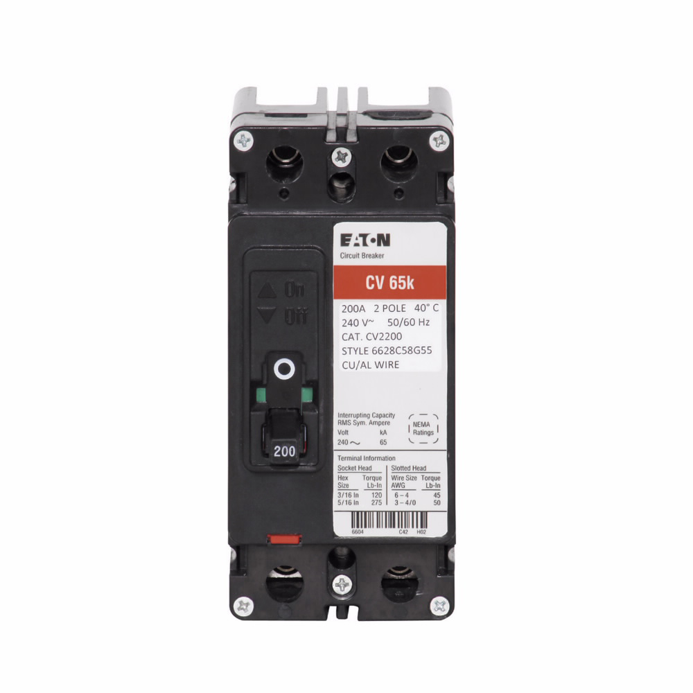 Product image for ETN CV2100XMM CV 2 POLE 100 AMPS 65