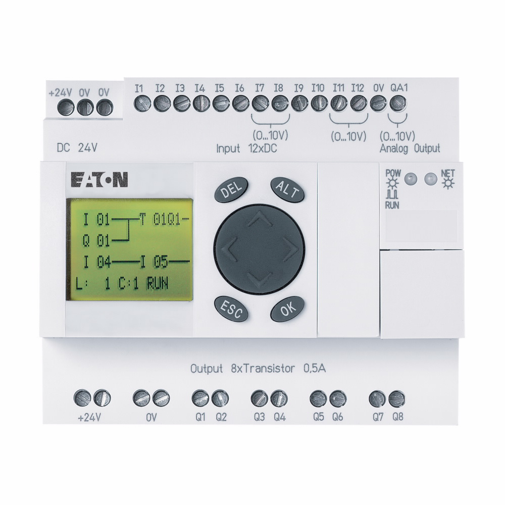 Product image for ETN EASY822-DC-TC CONTROL REL 24 V