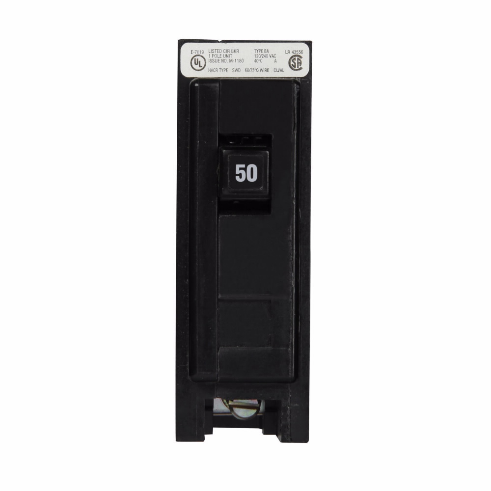 Product image for Eaton Electrical BAB1050 Quicklag Industrial Thermal Magnetic Circuit Breaker