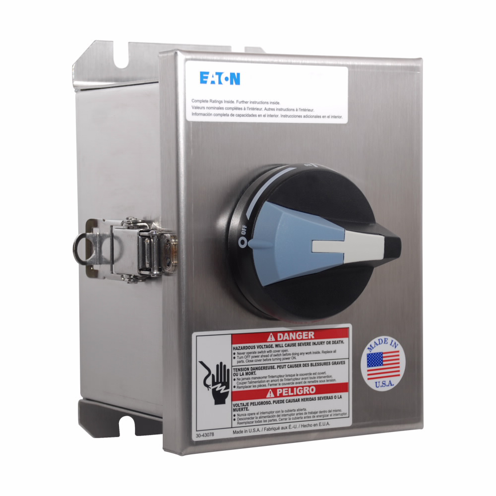 Product image for ETN ER54025UW Encl UL508 4P/25A N4X