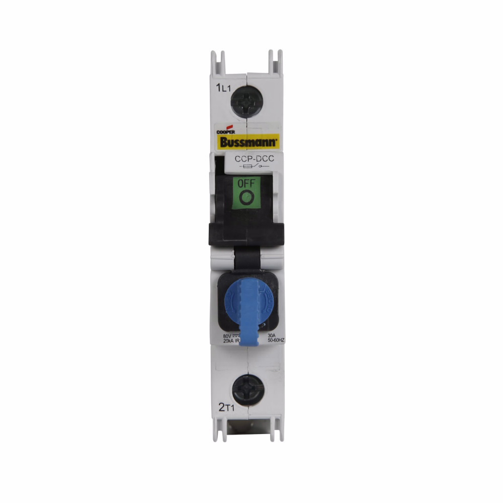 Product image for Eaton Bussmann CCP-1-DCC 1-Pole Class CC DC Compact Circuit Protetor