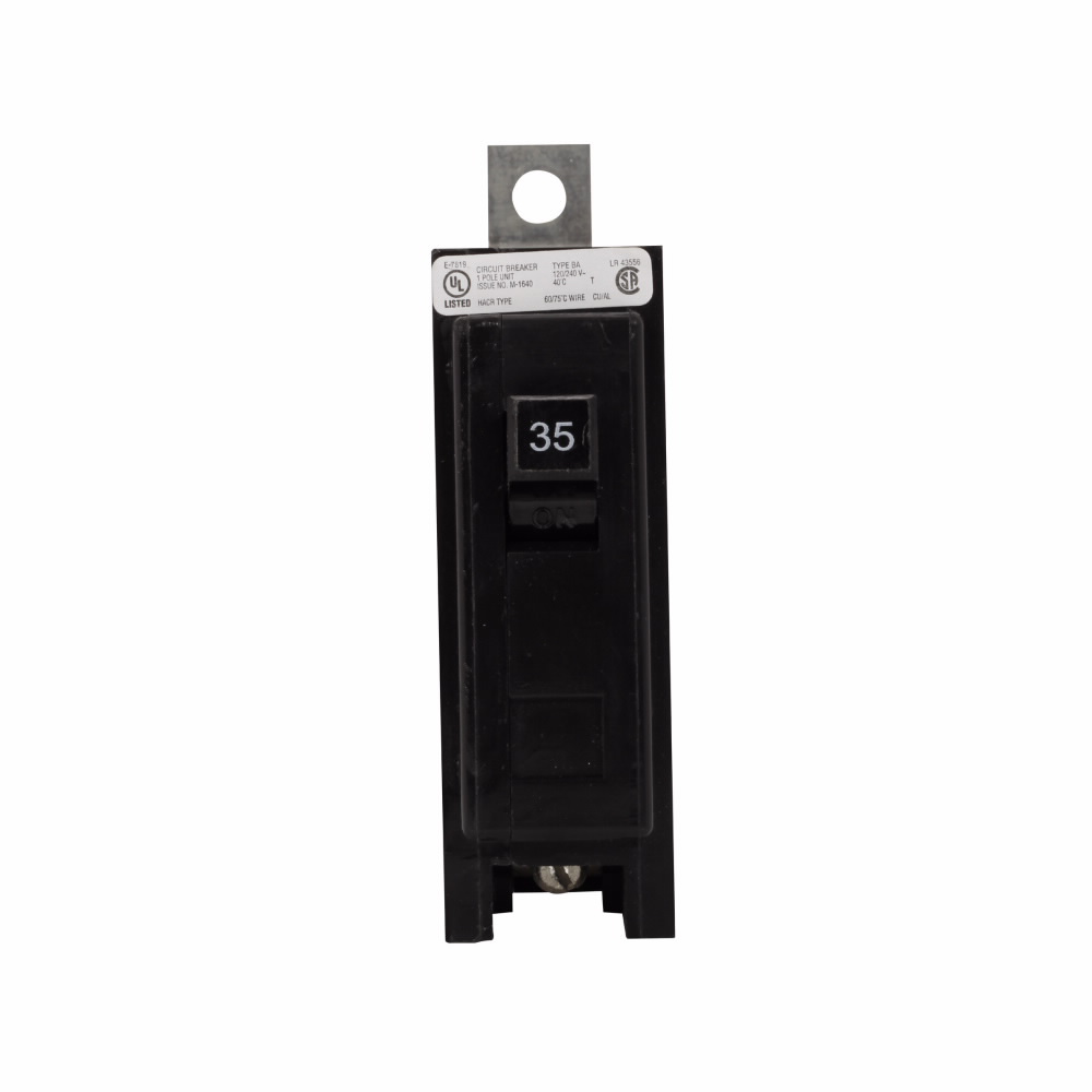Product image for Eaton Electrical BAB1035 Quicklag Industrial Thermal Magnetic Circuit Breaker