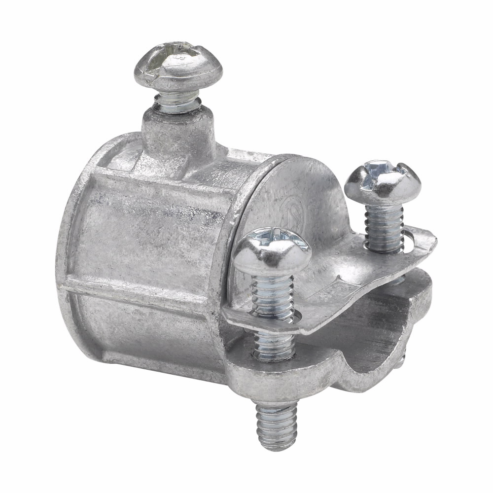 Product image for Crouse-Hinds Series 780DC 1/2 x 3/8 Inch Die-Cast Zinc EMT to FMC Combination Coupling