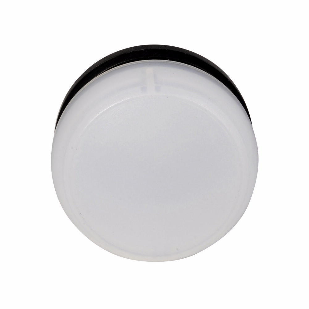 Product image for Cutler-Hammer M22-L-W-230W M22 modular pushbutton, Complete Indicating Light, Flush, IP67, IP69K, NEMA 4X, 13, Illuminated, White, 100, 000 Hours of operation, 85-264 Vac/dc